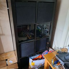 Ikea Kallax,  chest of drawers and a desk