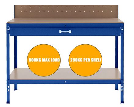 Steel Garage Work Bench Tool Box Workbench Storage