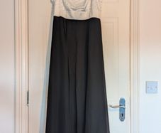 Stunning chiffon and satin midi dress with beautiful embroidery from Changes by Together