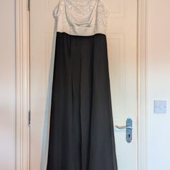 Stunning chiffon and satin midi dress with beautiful embroidery from Changes by Together