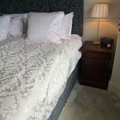 Mahogany bedside lockers