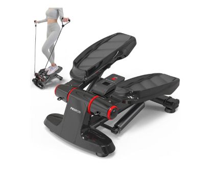 PROIRON Steppers for Exercise, Mini Stepper Machine with Display, Step Exercise Machine with Resistance Bands for Home Workout