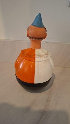 Vintage Roly Poly Wobble Clown from West Germany