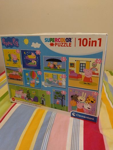 Peppa Pig Bumper box of 10 jigsaw Puzzles