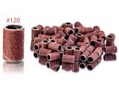 Sanding Bands Nail Drill Bits - 120 Medium Grit - 100 pcs