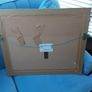 Large framed blue door picture collection only Image 5