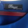 Italian designer Peruggi royal blue diamante dress straight cut 10 M  occasion wedding guest Image 4
