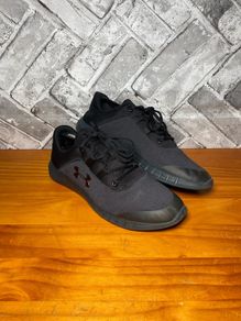Under Armour Mojo Mens Gym Running Trainers UK10 EUR45 All Black