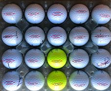 20 used Titleist Trufeel grade B golf balls
