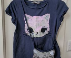 H&M girls t-shirt and matching bag