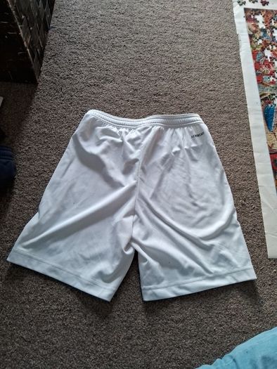 White adidas shorts age 11-12