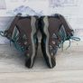 Gelert ladies horizon mid way hiking/walking boots brown/green UK6 size Image 5