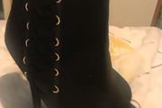 ankle boots suede size 3
