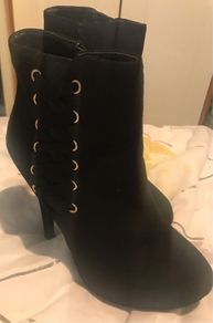 ankle boots suede size 3