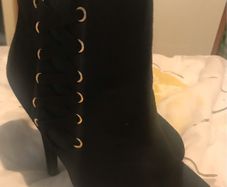 ankle boots suede size 3