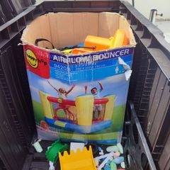Bouncy castle with blower