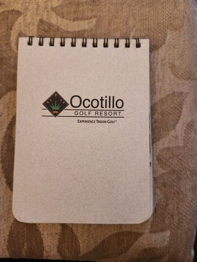 Golf Yardage Book X 2 . Whirlwind Golf Club At Horses Pass And Ocotillo Golf Resort Arizona.  Both In Very Good Condition.
