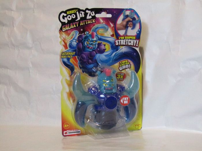 Heroes of Goo Jit Zu Galaxy Attack Saturnaut  Figure Brand New Sealed Rare Hard To Find