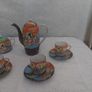 Japanese Satsuma style porcelain tea set Image 3