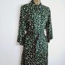Dorothy Perkins Green Spotted Polka Dot Belted Shirt Dress Image 3