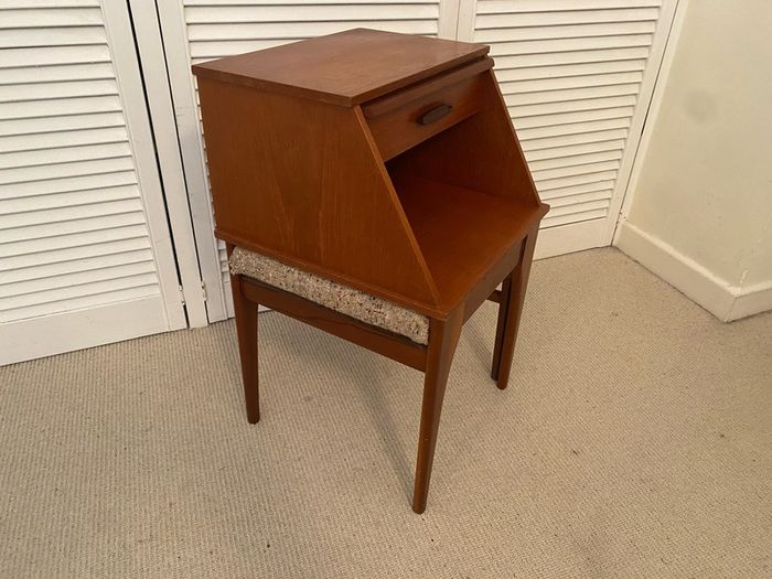 Mid Century Chippy Telephone Table