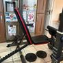 Squat Rack, Adjustable Bench, Metal Weights, Solid Barbell And Dumbbells, Mats!! Image 9