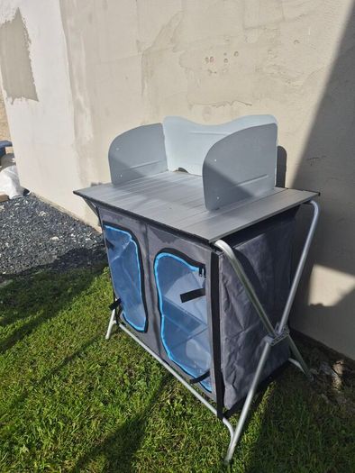 Portable Camping Kitchen / Folding Camp Cupboard Table