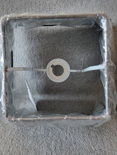 Grey lampshade