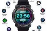 Sports Heart Rate Blood Pressure Smart Watch for Android &amp; iOS Waterproof
