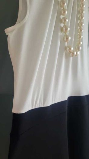 H&M monchrome block dress Sz L (Fit 12-14UK) - Bnwot Rrp 24.99