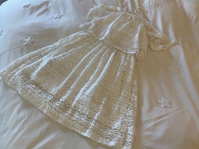 Gorgeous Zara dress cream lace 8 9