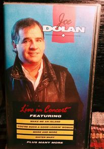 1990. Joe Dolan. Live In Concert. VHS.