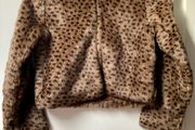 Next faux fur jacket 9-10y