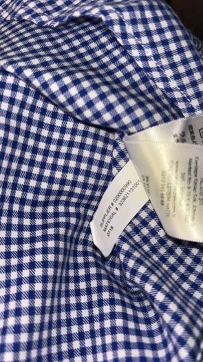 Polo Ralph Lauren Kids  Long Sleeve Striped Shirt Kids 14 16 Blue Stripe