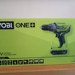 Ryobi ONE+ 18V Hammer Drill Driver R18PD3 + Battery & Charger