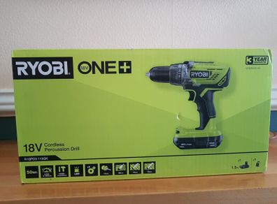 Ryobi ONE+ 18V Hammer Drill Driver R18PD3 + Battery & Charger