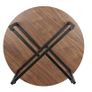 BRAND NEW Round Modern Coffee Table Wood Tea Coffee Service Desk Living Room 70x70x40cm Image 3