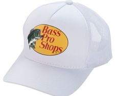Bass Pro Shops Mesh Trucker Hat - White