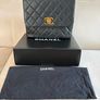 chanel rare vintage caviar Single Flap 24k Gold Plated Image 3