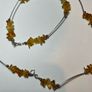vintage sterling silver and amber set Image 2