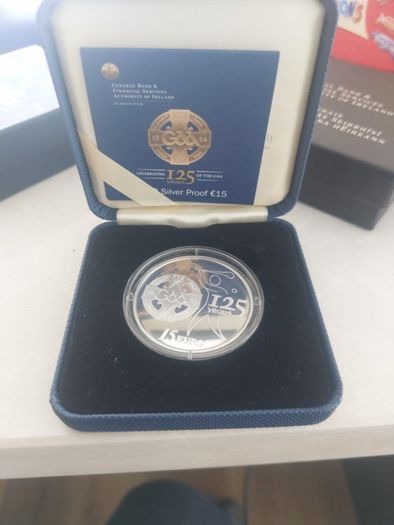 gaa silver proof coin
