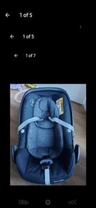 Maxi cosy car seat & isofix set