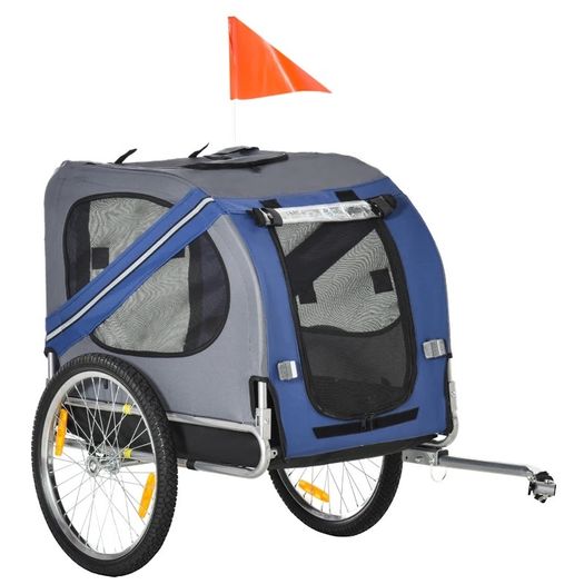 Pet Bicycle Trailer Foldable Dog Cat Bike Carrier with Suspension (FREE SHIPPING)