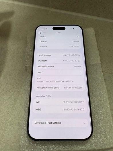 iphone 16 pro max 256 gb