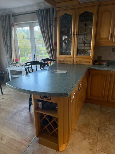 Maple Kitchen with Velstone Worktops  2,000 ono