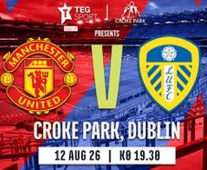 Two tickets for Manchester United vs Leeds United croker