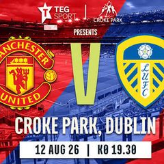 Two tickets for Manchester United vs Leeds United croker