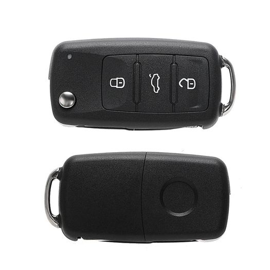 Shell For VW Car Key with blade for Beetle/Caddy/Eos/Golf/Jetta/Polo/Scirocco/Tiguan/Touran/UP Blank Car Keys Remote Flip 3 Buttons