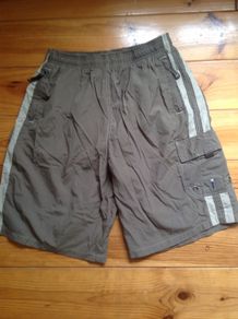 XL Khaki Green Swim Shorts