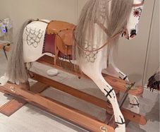Hand Crafted Wooden Rocking Horse